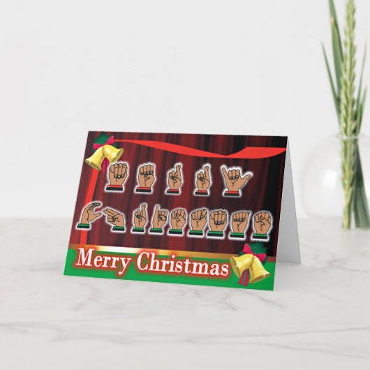 サインランゲージクリスマス2 シーズンカード (正面)