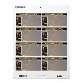 サイン作家カスタム- Susan Bordo用 ラベル (フルシート)