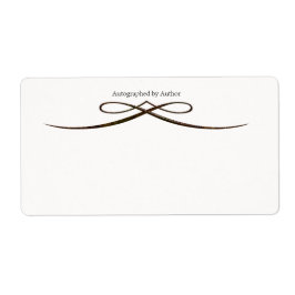 サイン作家蔵書票 ラベル