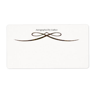 サイン作家蔵書票 ラベル