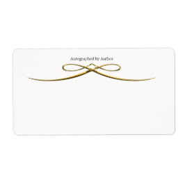 サイン作家蔵書票 ラベル