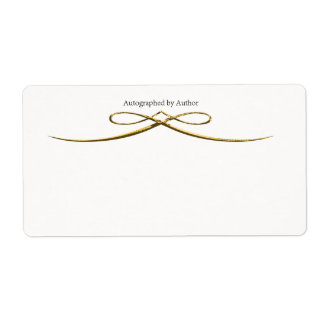 サイン作家蔵書票 ラベル