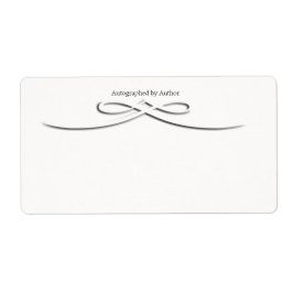 サイン作家蔵書票 ラベル