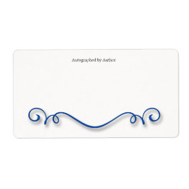 サイン作家蔵書票 ラベル