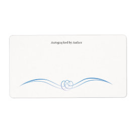 サイン作家蔵書票 ラベル