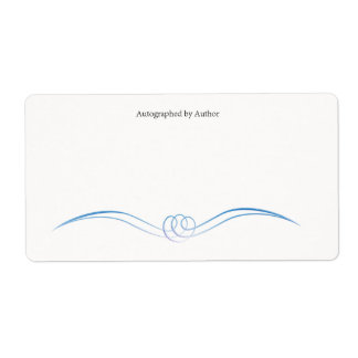 サイン作家蔵書票 ラベル