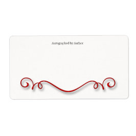 サイン作家蔵書票 ラベル