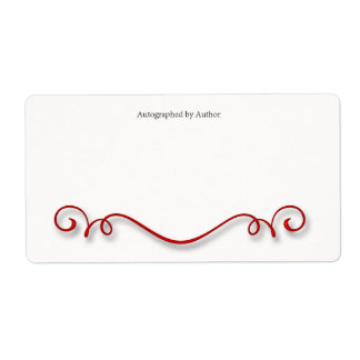 サイン作家蔵書票 ラベル