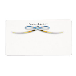 サイン作家蔵書票 ラベル