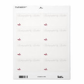 サイン作家蔵書票 ラベル (フルシート)