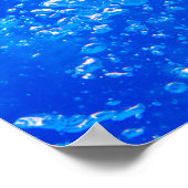 サイン入り水中バブル ポスター (角)