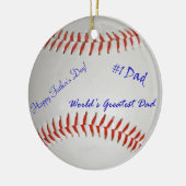 サイン入り野球 セラミックオーナメント (左)