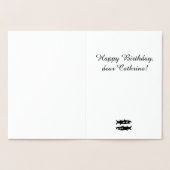 サイン占星術のピセスフォイルデコールカスタム文字 箔カード (内部)