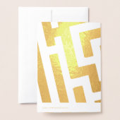 サイン占星術の《星座》乙女座フォイルデコールカスタム文字 箔カード (裏面封筒付き)