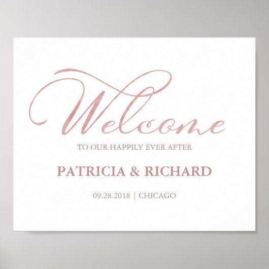 サイン後の幸せな時間へようこそエレガント! ポスター (正面)