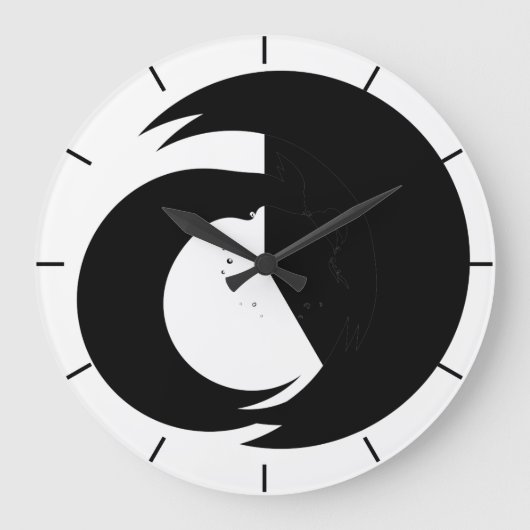 サイン時 ラージ壁時計 (正面)