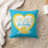 サイン用ベビーオートグラフ枕の願い クッション (ブランケット)