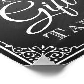 サイン結婚カード及びギフトテーブル ポスター (角)