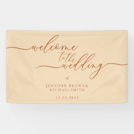 サイン結婚パーティー入り 横断幕