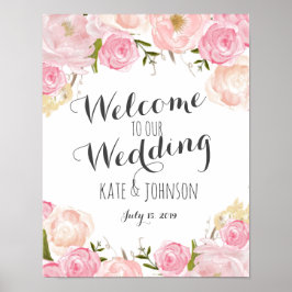 サイン結婚，歓迎，シャワー，ポスター，バナー ポスター