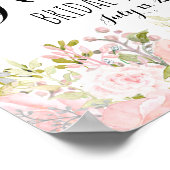 サイン結婚，歓迎，シャワー，ポスター，バナー ポスター (角)