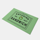 サイン・クリスマスに入る ドアマット (アングル)