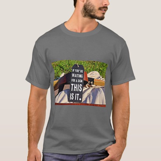 「サイン」ミニマルシンボルTシャツ Tシャツ (正面)