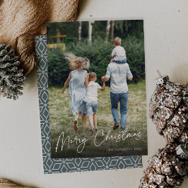 サイン | Merry Christmas Vertical Photo シーズンカード