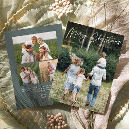 サイン | Merry Christmas Vertical Photo シーズンカード