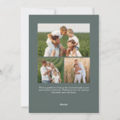 サイン | Merry Christmas Vertical Photo シーズンカード (裏面)