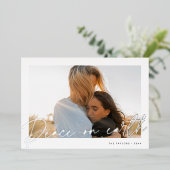 サイン | Peace on Earth写真 箔シーズンカード (立ち正面)