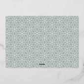 サイン | Peace on Earth Horizontal Photo 箔シーズンカード (裏面)