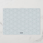 サイン | Peace on Earth Horizontal Photo 箔シーズンカード (裏面)