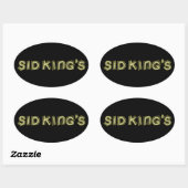 サイード・キング・クラブ 楕円形シール (シート)