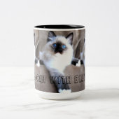 サイームズキャットマグ ツートーンマグカップ (中央)