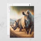 サイ威厳のあるノ：フィールドの猶予 ポストカード (正面/裏面)