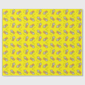 サイ虹かわいいキッズサイ ラッピングペーパー (フラット)