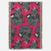 サイ赤 スローブランケット (正面縦)