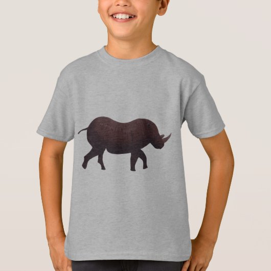 サイ、アニマルTシャツ Tシャツ (正面)