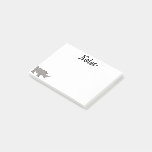 サイ・アフリカ動物 ポストイット (アングル)