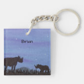 サイ キーホルダー (裏面)