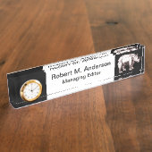 サイ-サイのルネサンスのスタイルのスケッチ デスクネームプレート (側面)