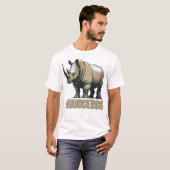 サイ・サイ・サファリ・アフリカ動物 Tシャツ (正面フル)