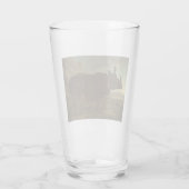 サイ（サイ）（野生動物）(J.B. Oudry) タンブラーグラス (裏面)