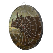 サイ（サイ）（野生動物）(J.B. Oudry) ダーツボード (正面右)