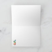 サイ&バーディハッピーバースデーグリーティングカード カード (内部)