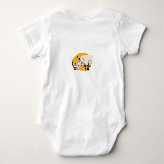 サイ ベビーボディスーツ (裏面)