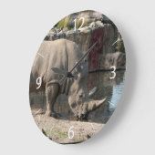 サイ ラージ壁時計 (傾斜)