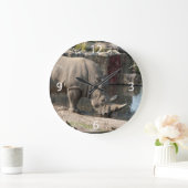 サイ ラージ壁時計 (ホーム)