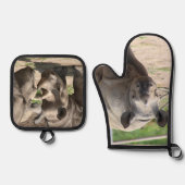 サイ 鍋つかみ&鍋敷きセット (正面)